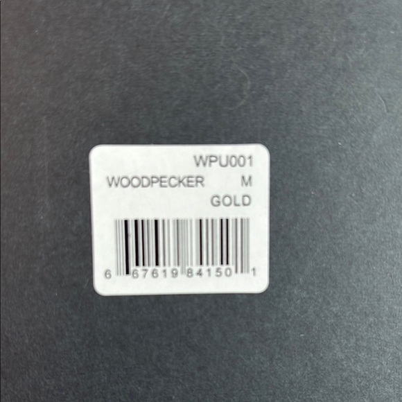 Woodpecker Gold Puffer Vest with Logo Patch *New with tags - Picture 2 of 11